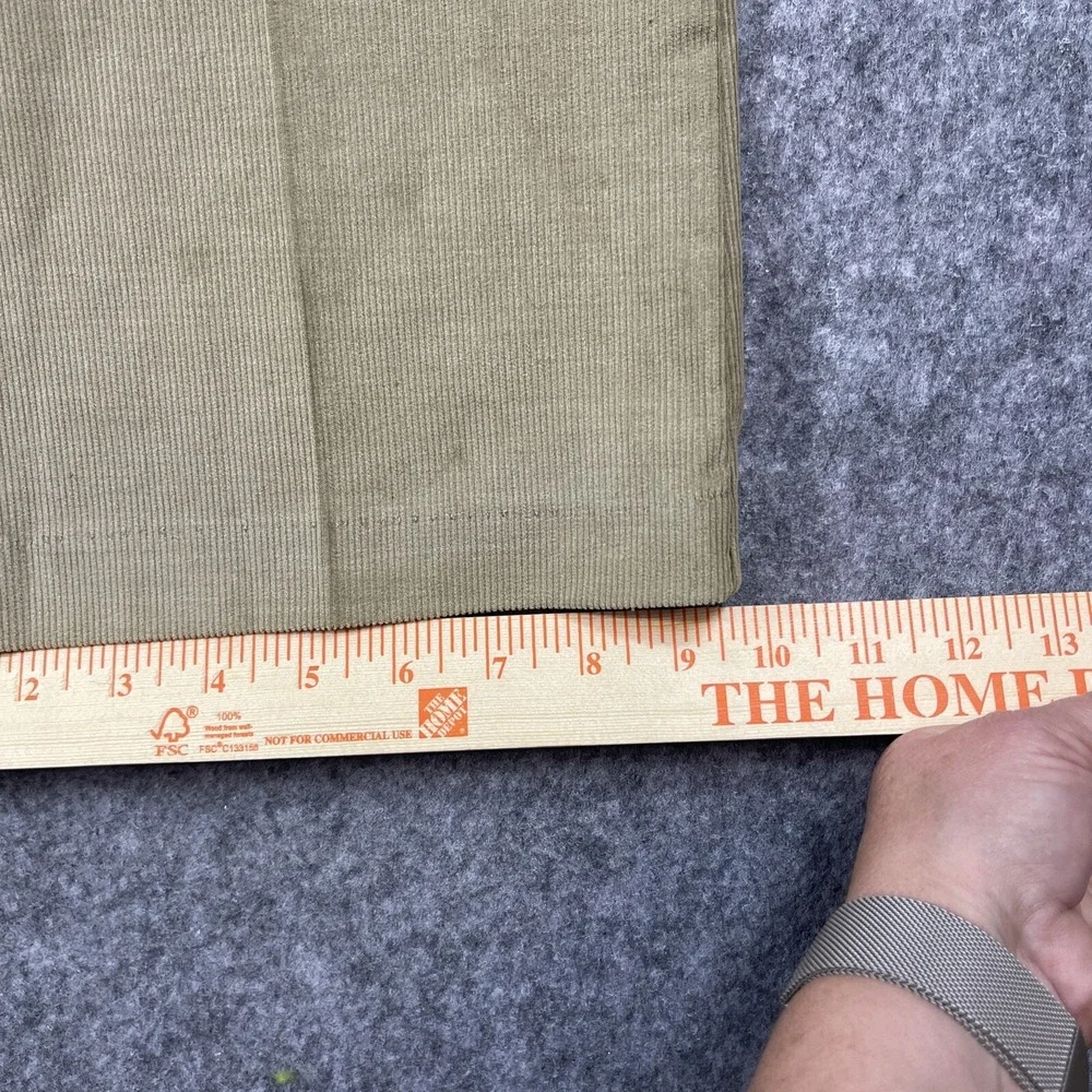 John Blair Corduroy PantsMen's 40 (38) Tan Flat Front New Old Stock‎ Tags VTG